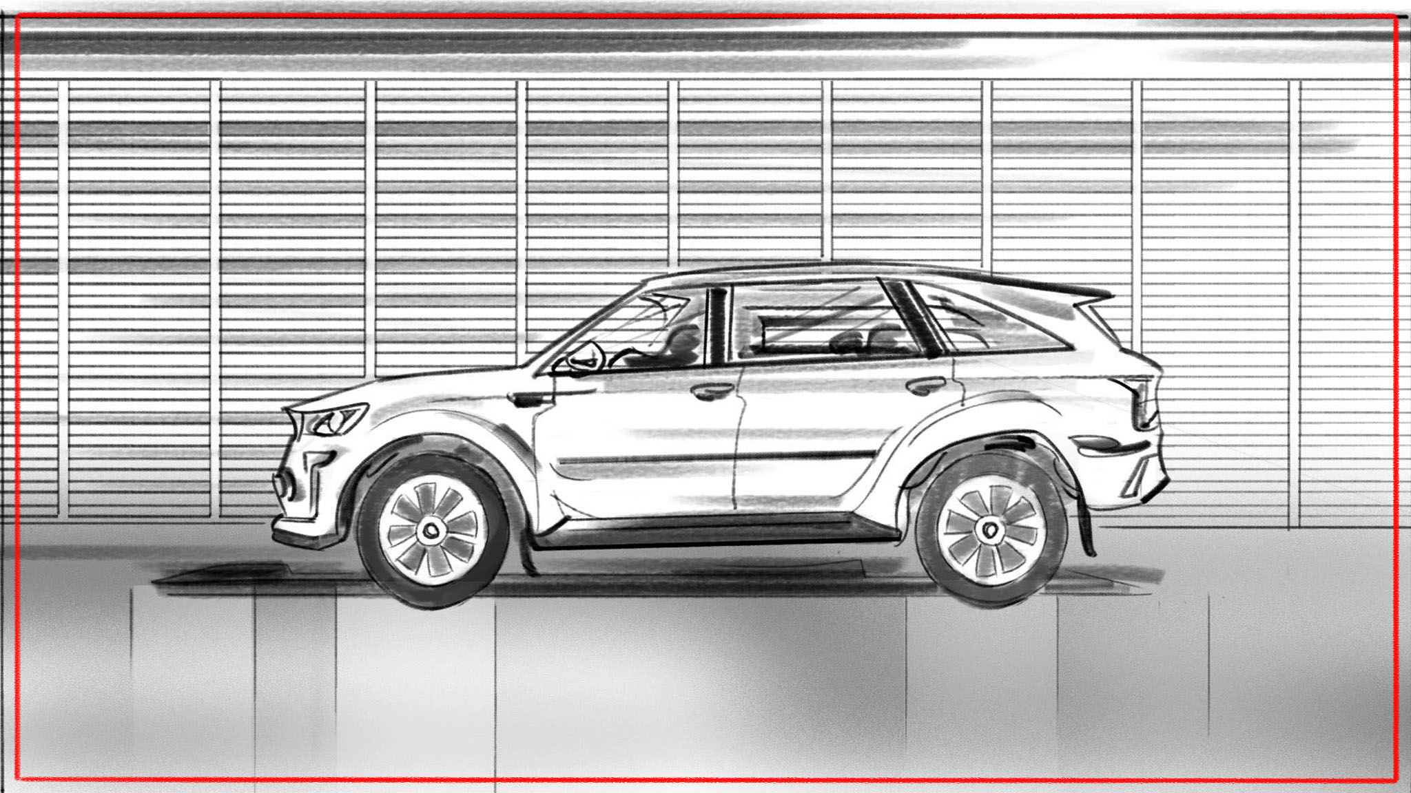 UK storyboard design - freelance illustration for film