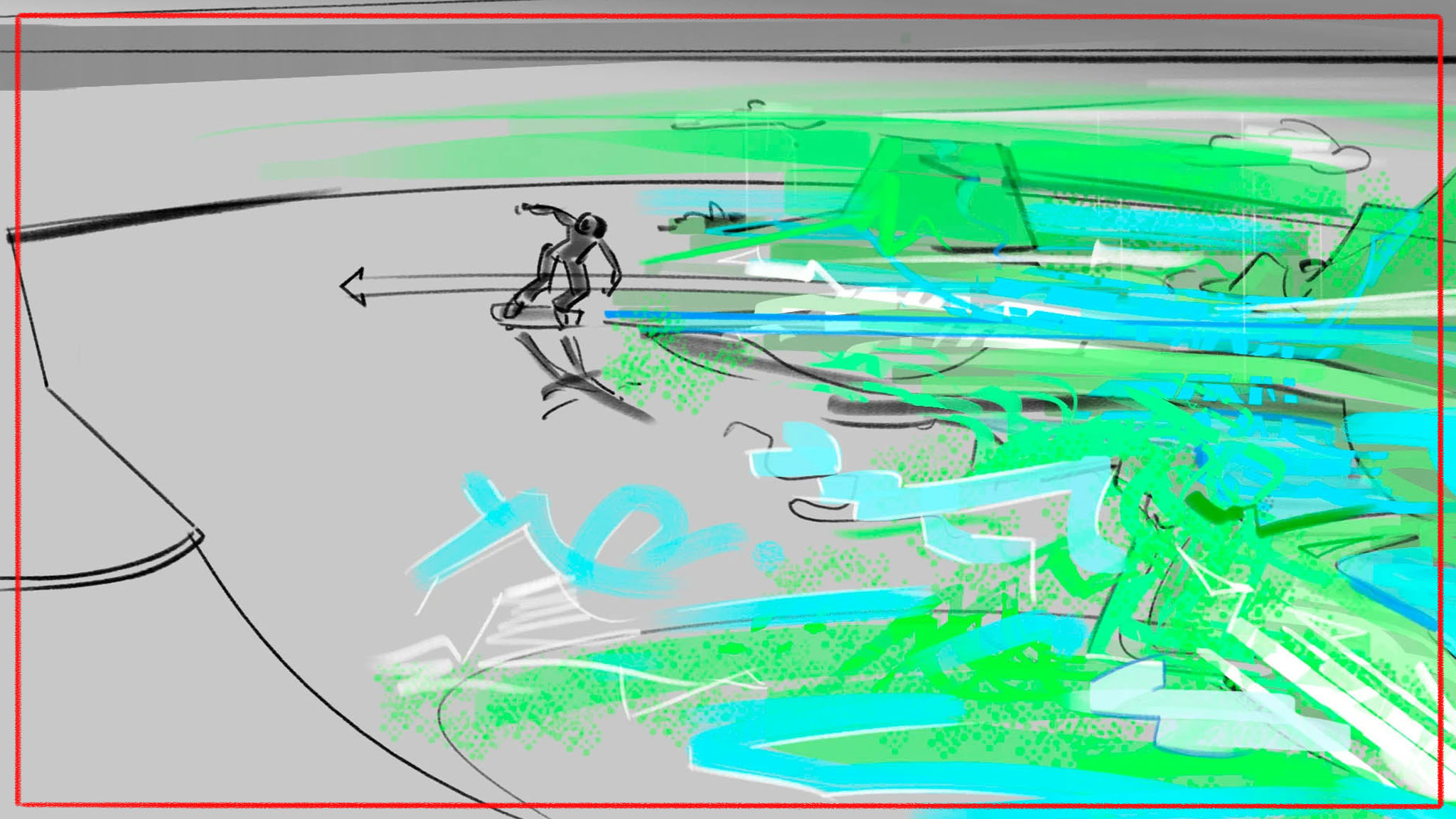 Film pre-production storyboards - director storyboard artist