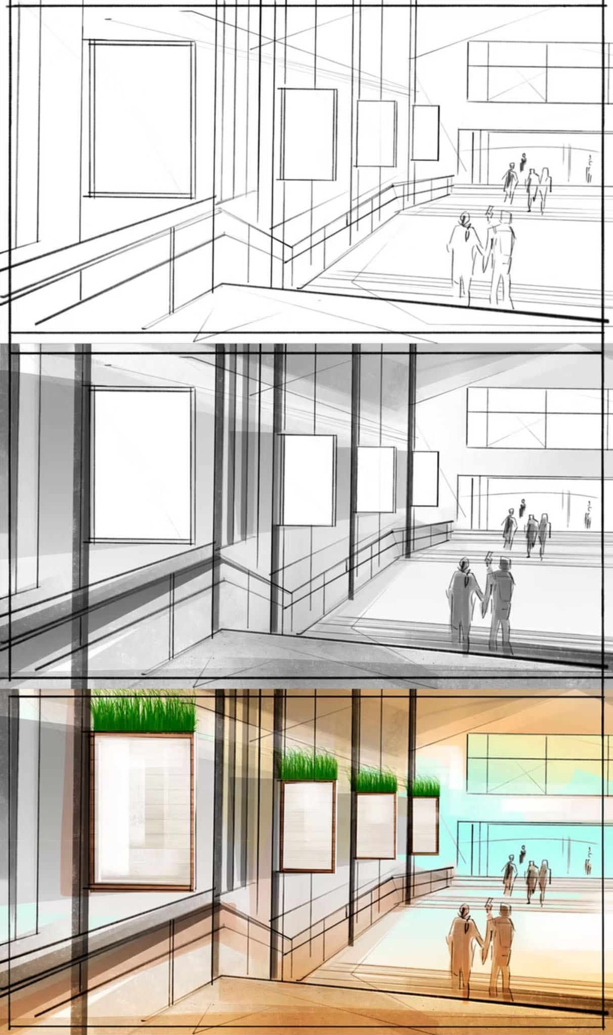 Storyboard artist portfolio - professional storyboard work