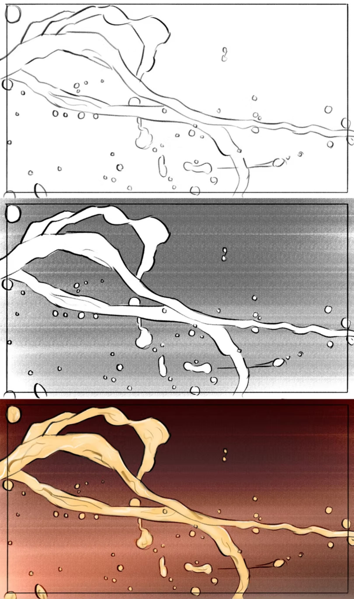 Storyboard artist for animation - detailed storyboard panels