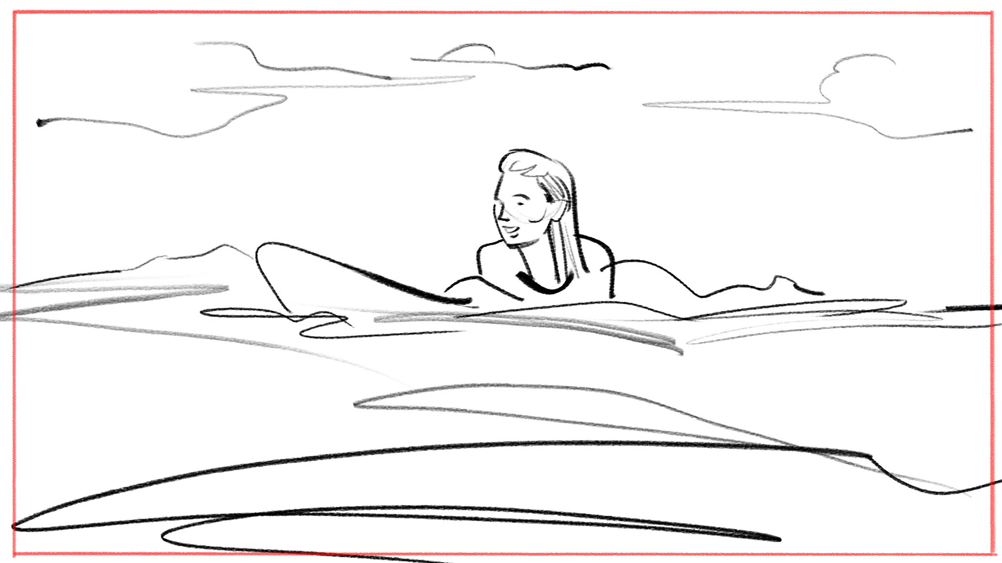 Creative storyboard illustration - UK freelance artist portfolio
