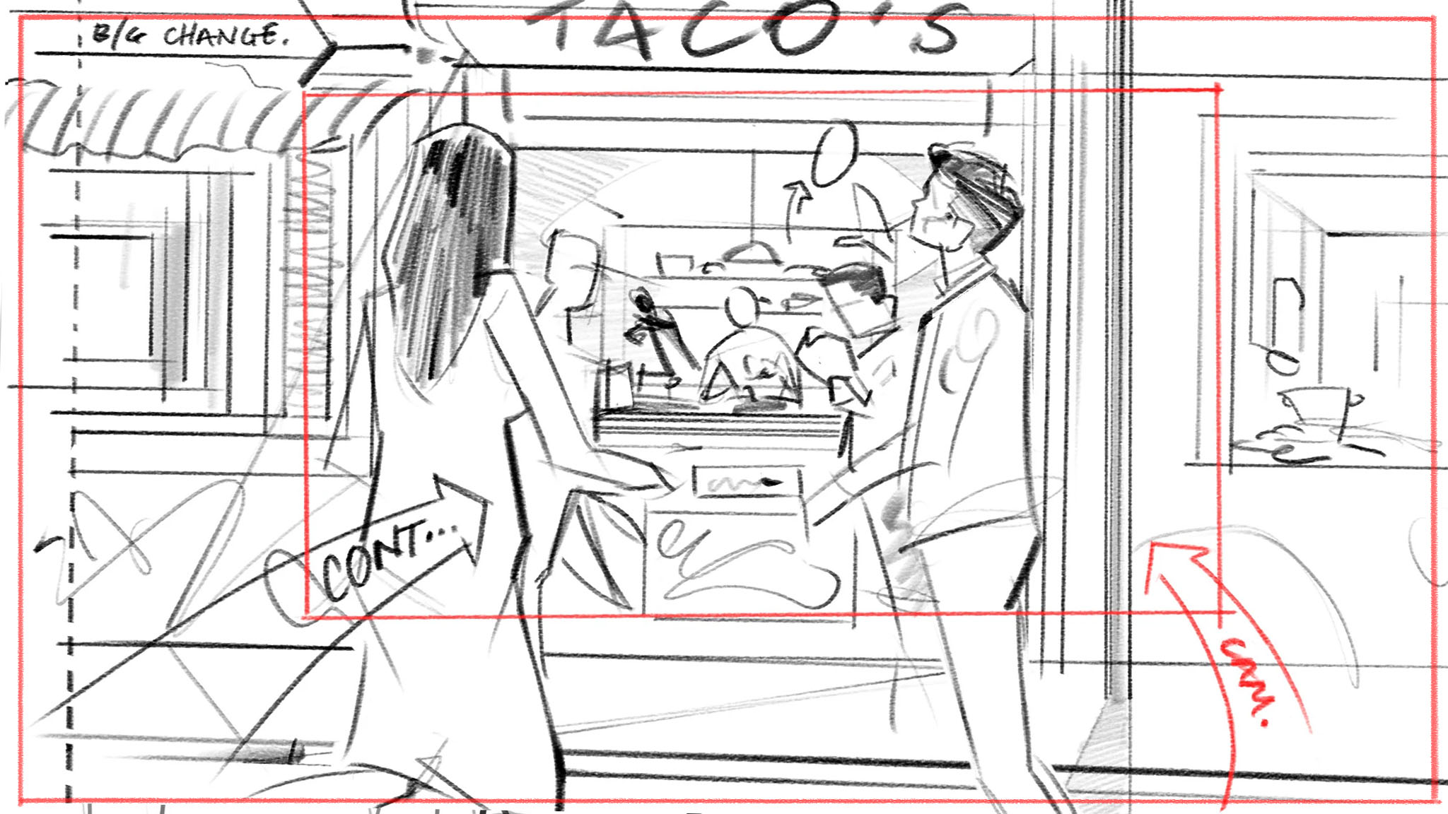 Storyboard artist for documentaries - visual planning artwork