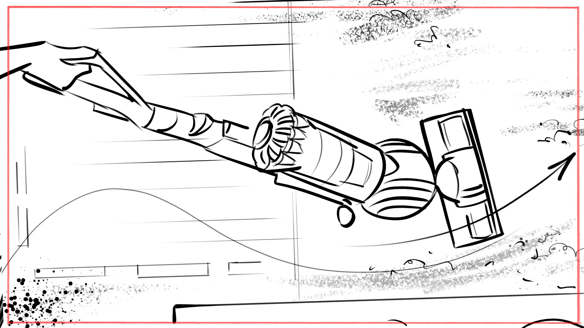 Freelance storyboard artist UK - professional storyboard illustration