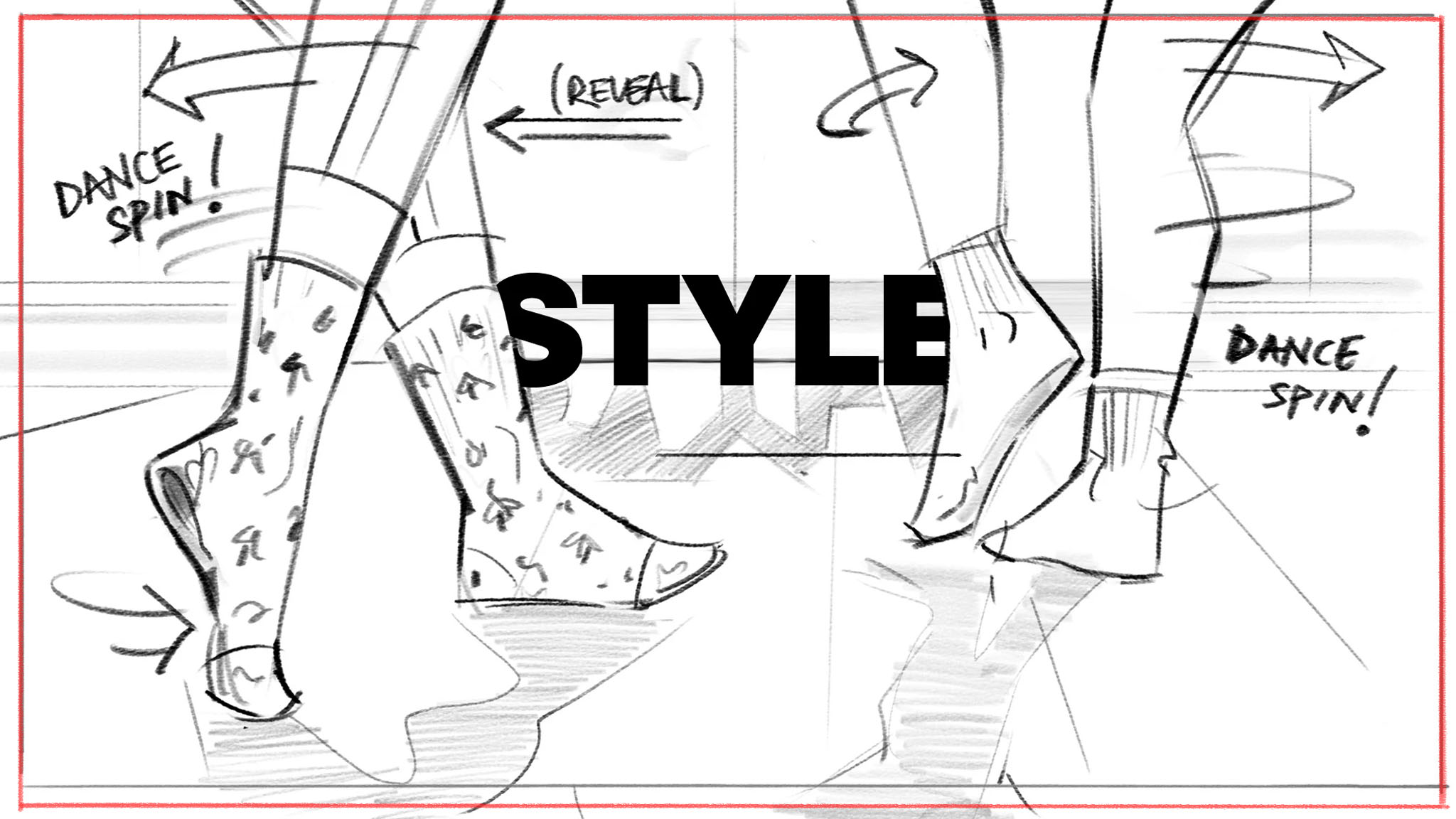 Cinematic storyboard frames - professional visual storytelling