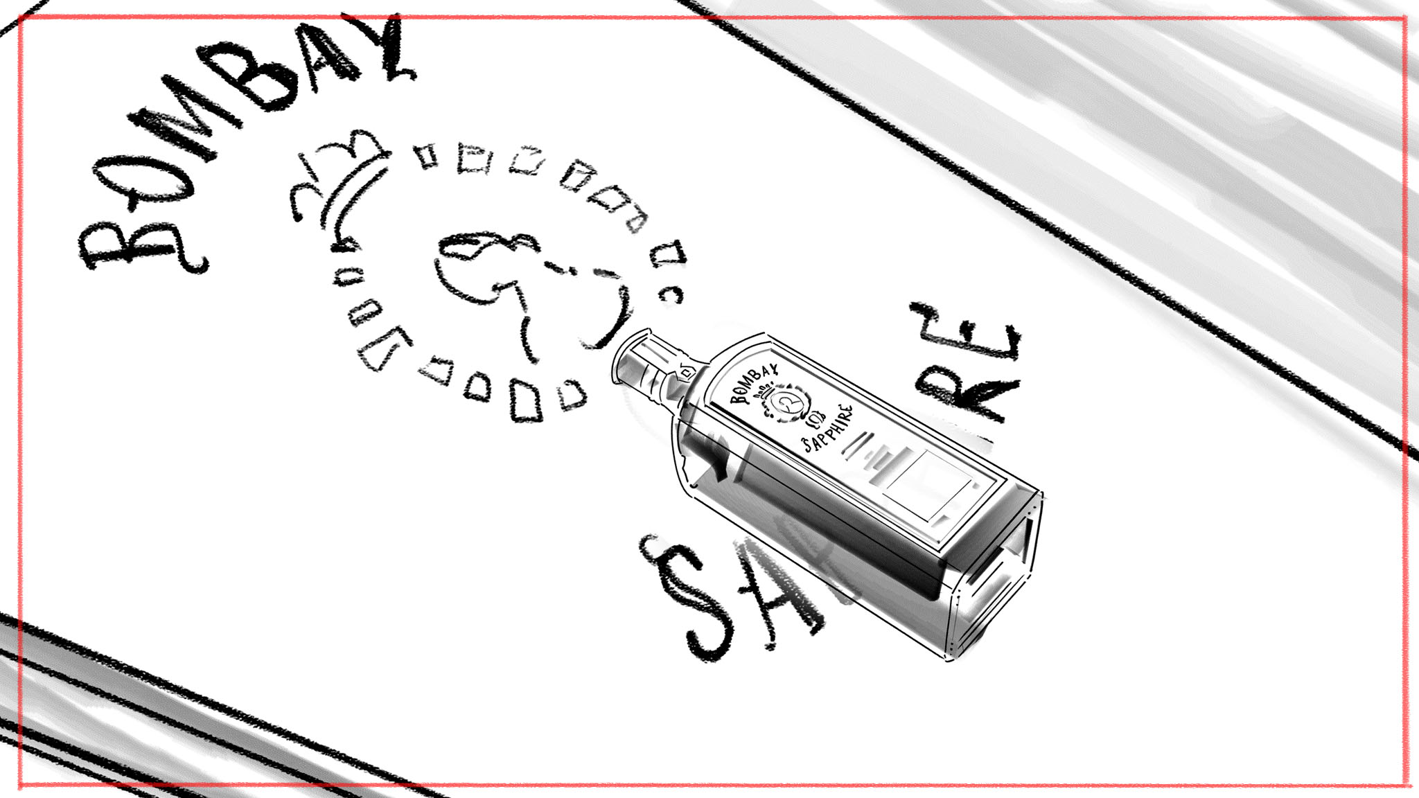 Pre-production storyboard art - film and TV storyboarding