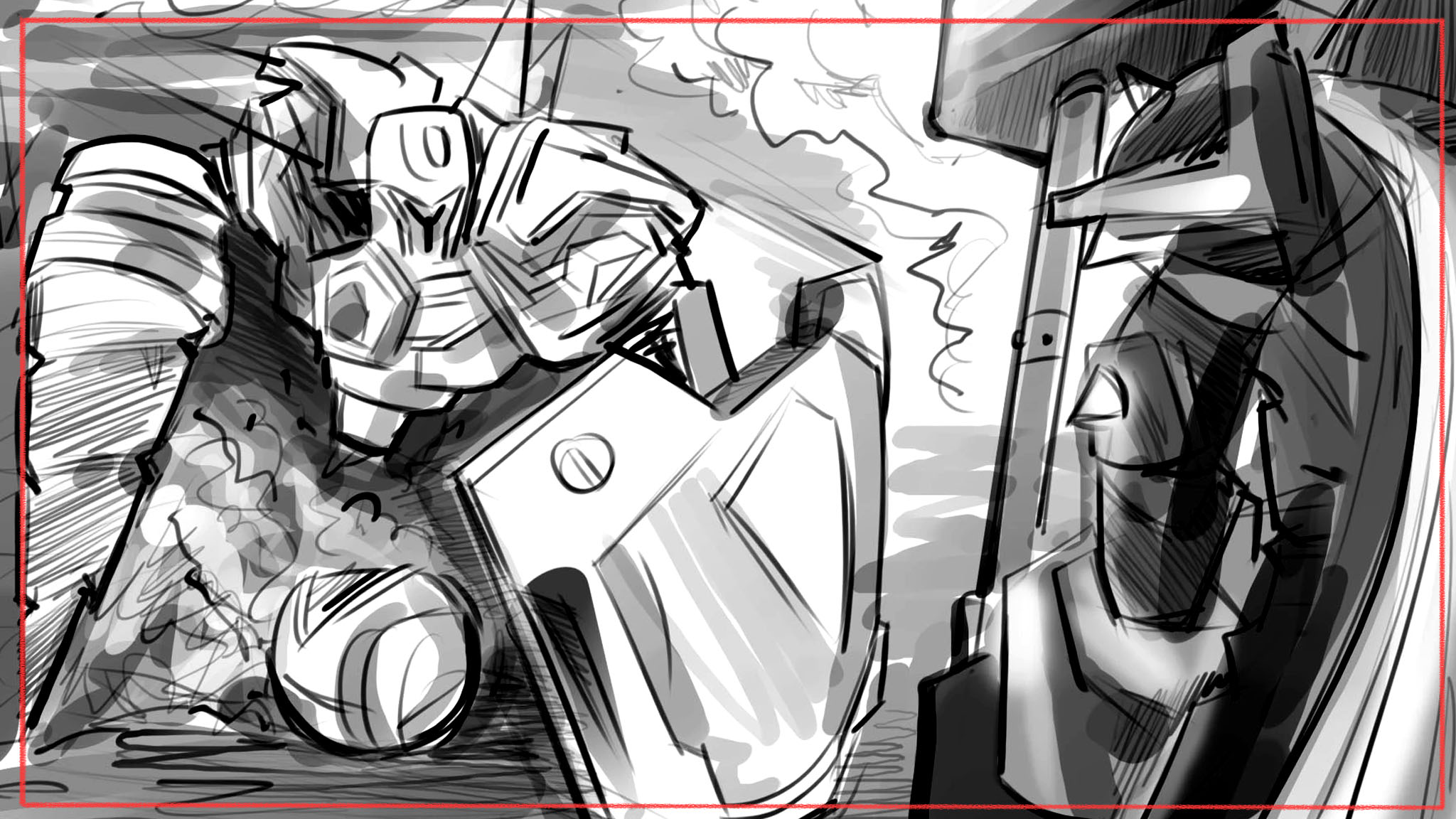 Storyboard artist portfolio - professional storyboard work