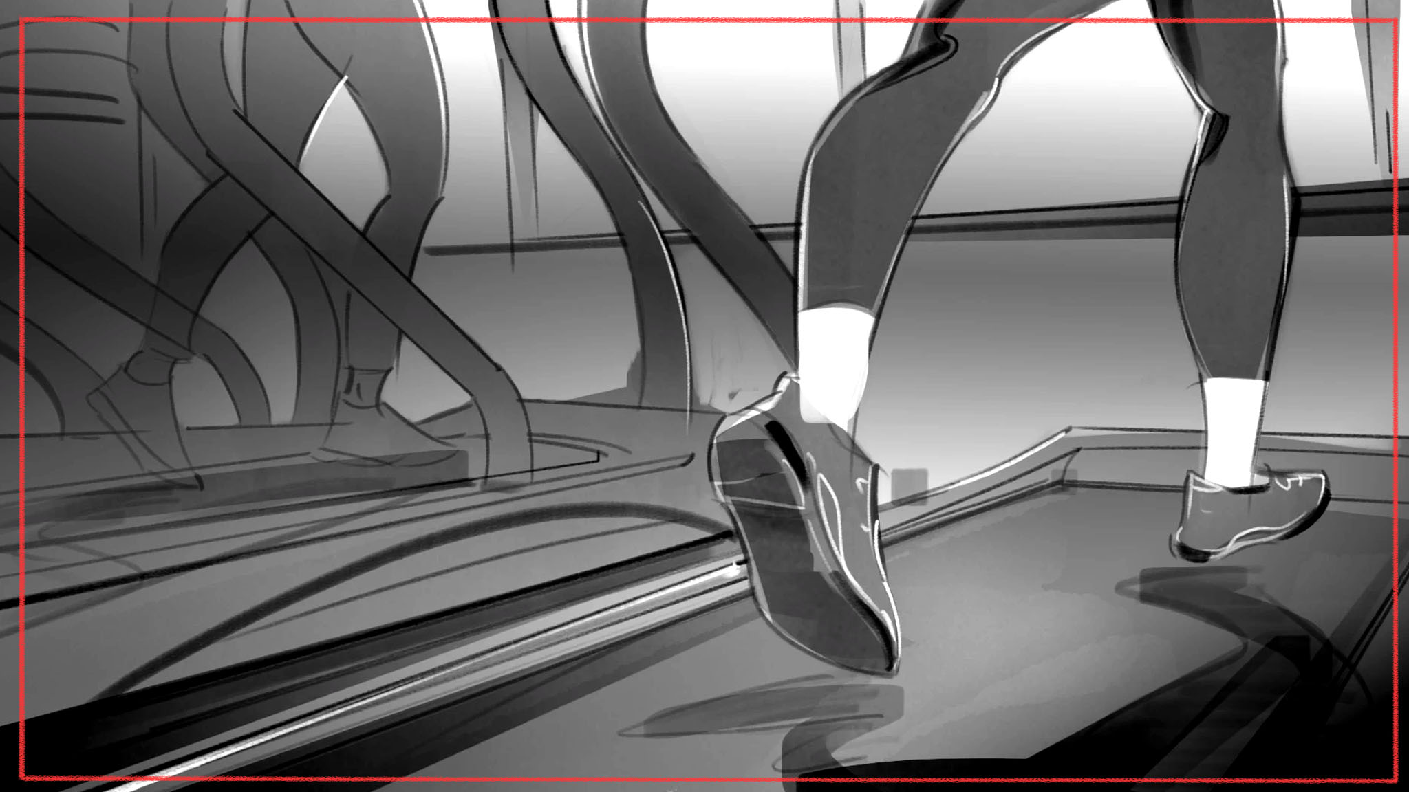 Storyboard for music videos - visual narrative illustration