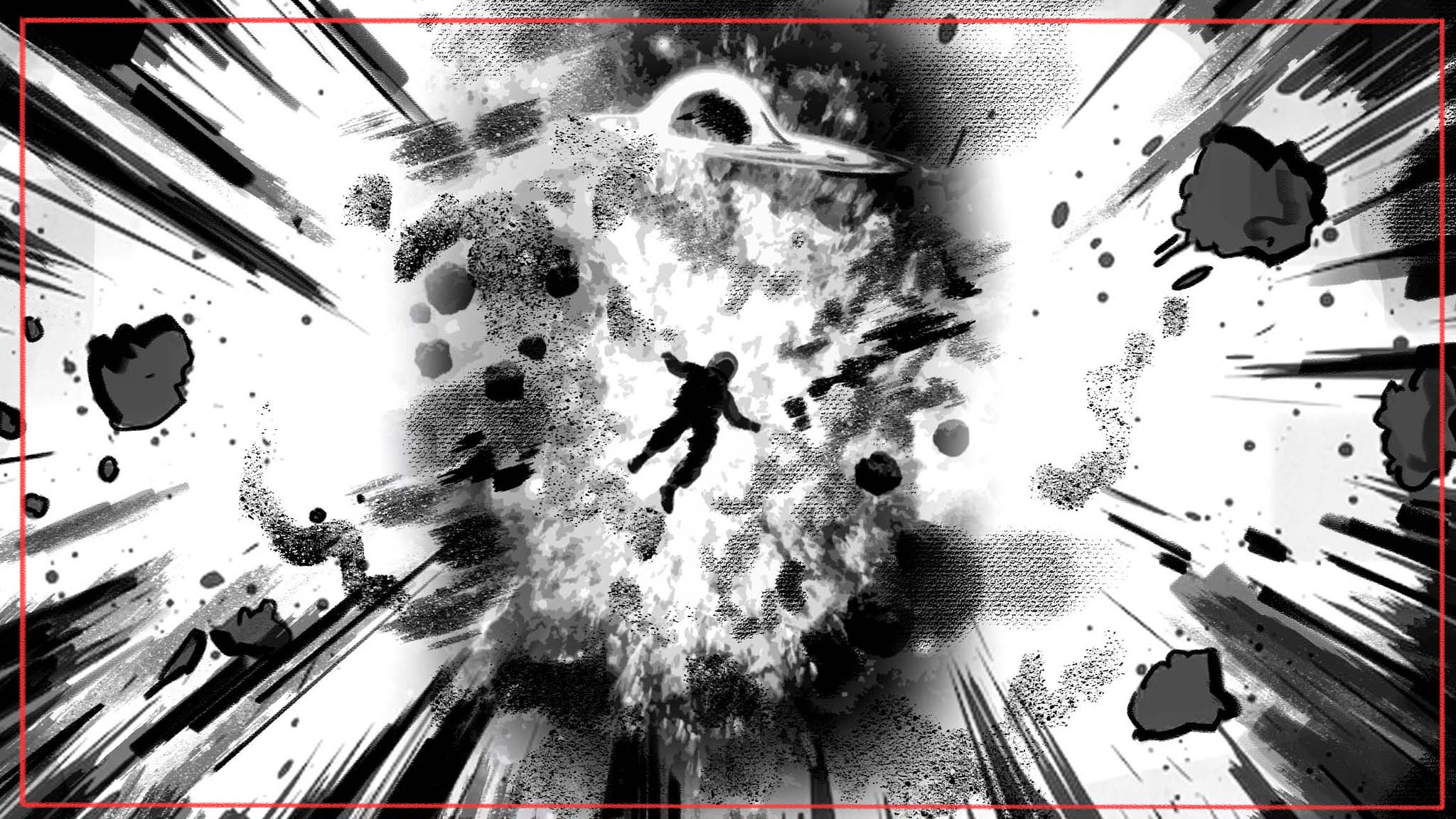 Professional storyboard panels - scene-by-scene illustration