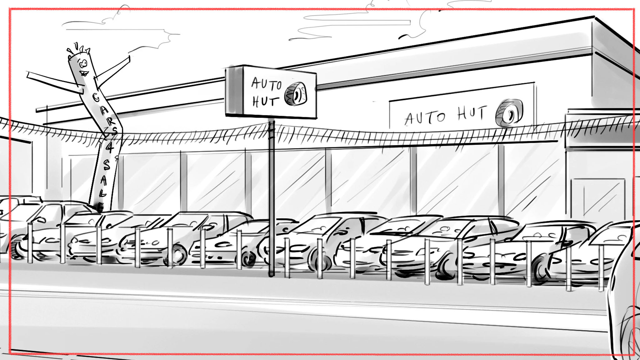 Digital storyboard artist UK - modern storyboard creation