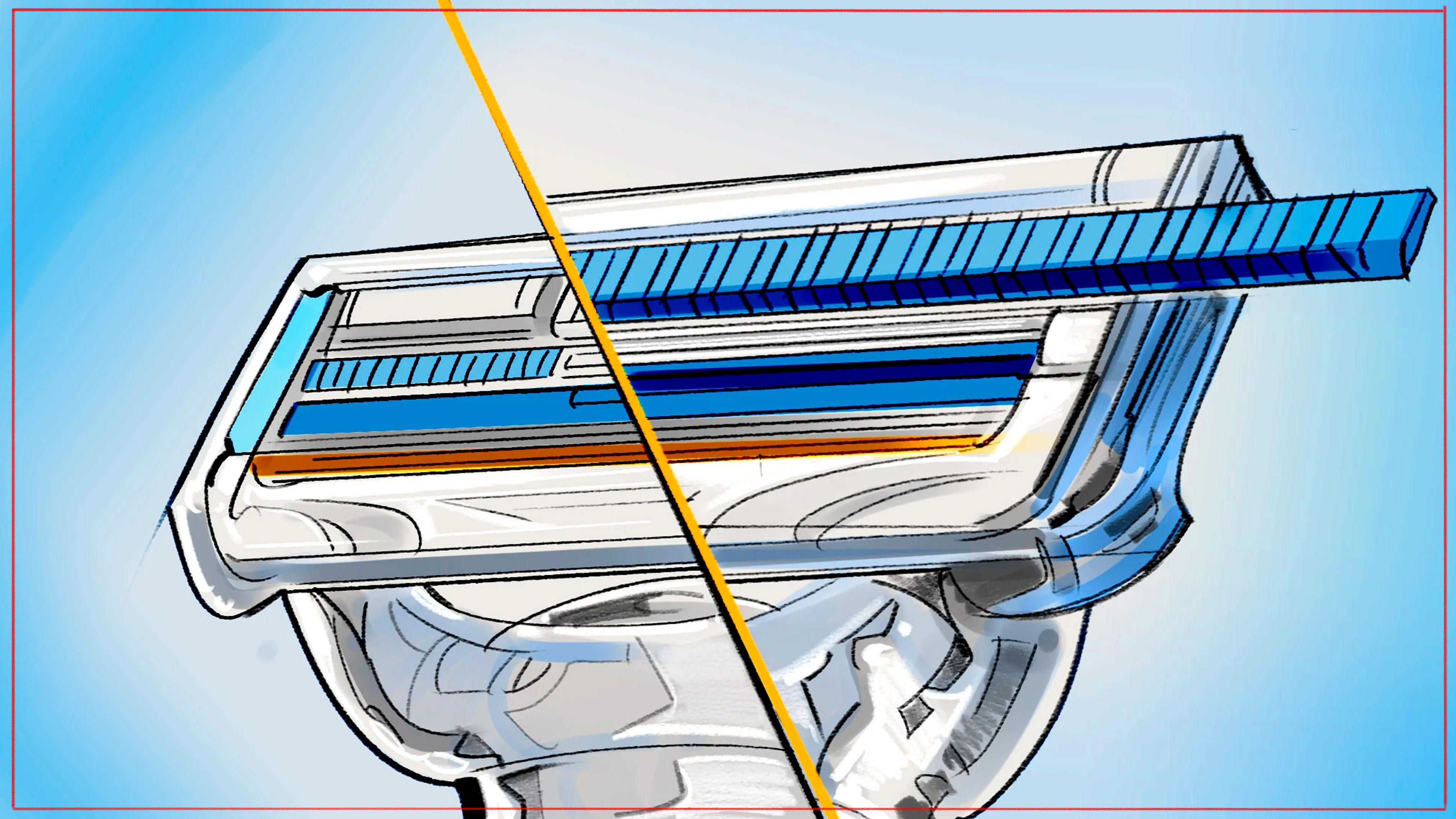 Storyboard illustration for corporate video - business storytelling
