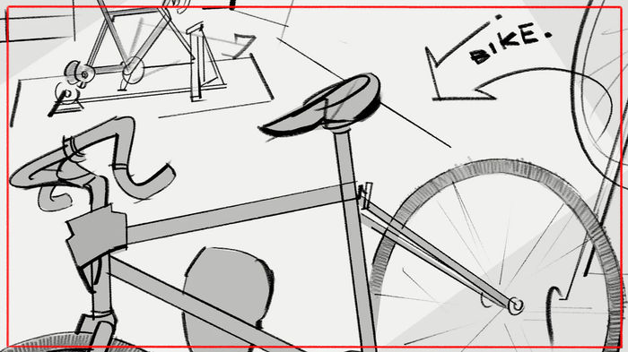 Hand-drawn storyboard art - traditional illustration techniques