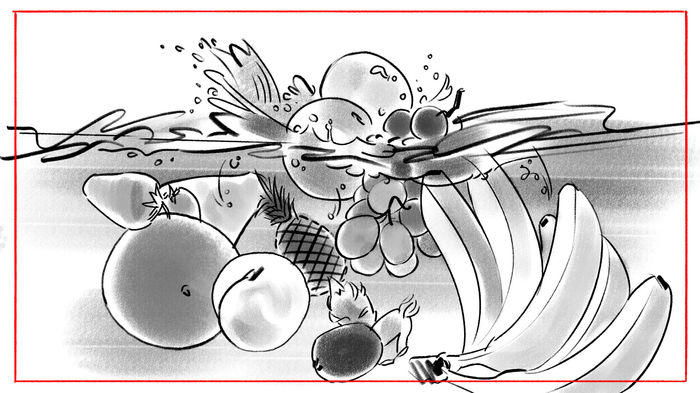 Creative storyboard illustration - UK freelance artist portfolio