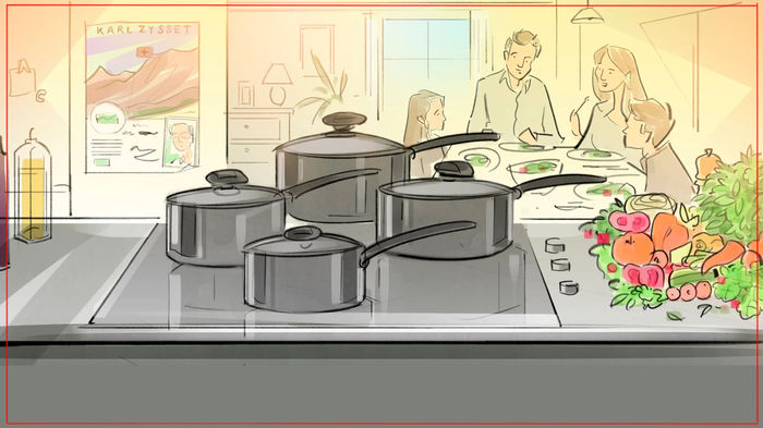 Pre-production storyboard art - film and TV storyboarding