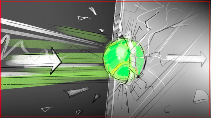 UK storyboard illustration - film and TV pre-visualisation