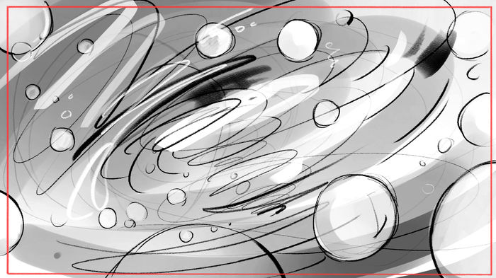 Storyboard concept art - visual development illustration