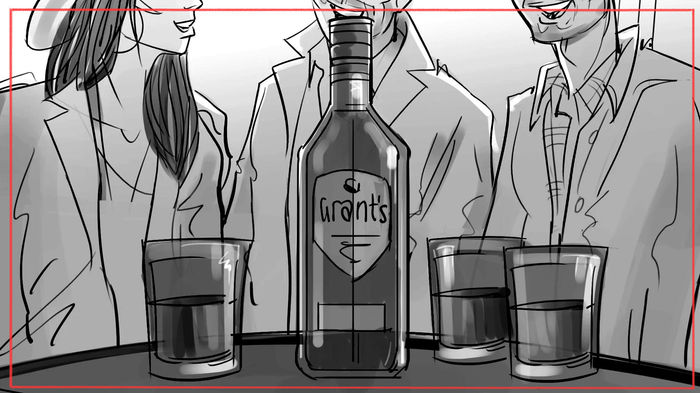 Hire a storyboard artist UK - detailed scene illustration