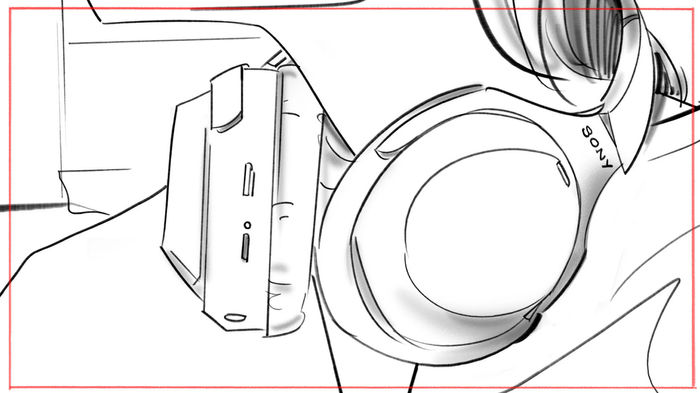 UK storyboard illustration - film and TV pre-visualisation
