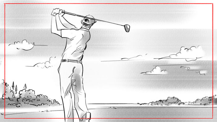 Professional storyboard panels - scene-by-scene illustration