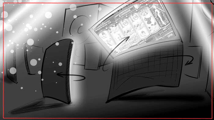 Storyboard illustration for corporate video - business storytelling