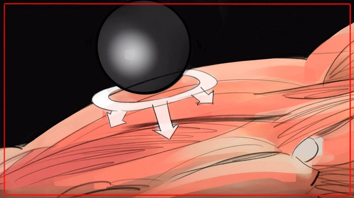 Motion picture storyboard design - cinematic frame illustration