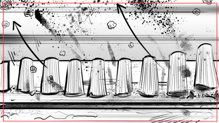 Television storyboard artist - TV production pre-vis artwork