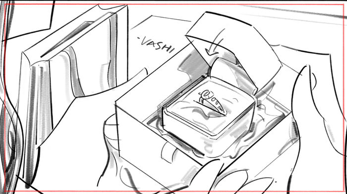 Creative storyboard illustration - UK freelance artist portfolio