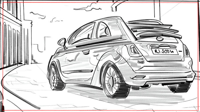 Visual previsualisation artist UK - storyboard for advertising