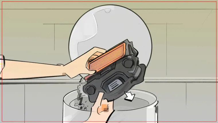 professional storyboard illustration – full-colour storyboard render by Storyboard-Artist.co.uk