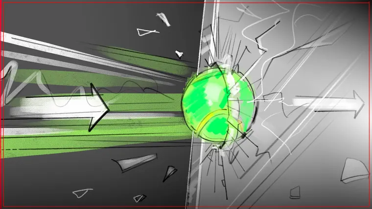 commercial storyboard artist – full-colour storyboard render by Storyboard-Artist.co.uk