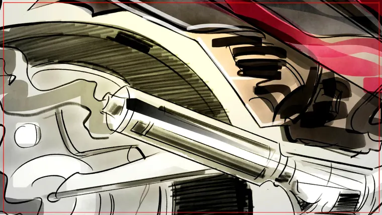 storyboard artist London – full-colour storyboard render by Storyboard-Artist.co.uk