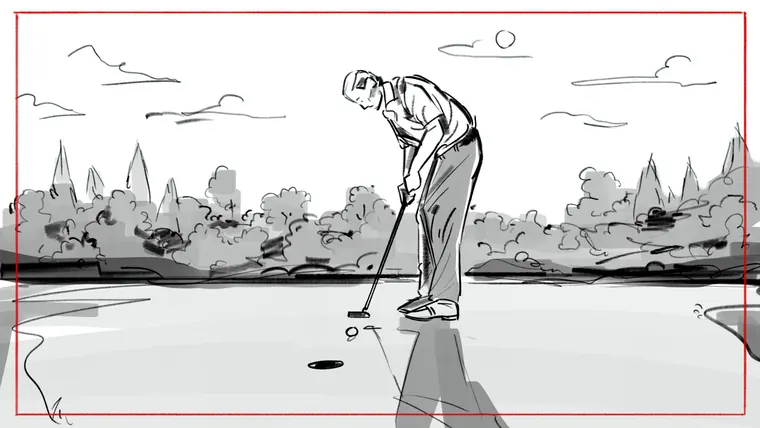 hire a storyboard artist – cinematic storyboard frame by Storyboard-Artist.co.uk