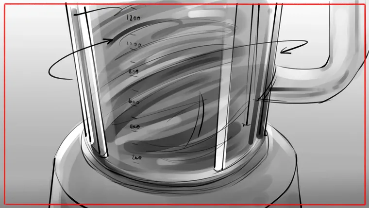 storyboard artist for film and TV – film and advertising storyboard panel by Storyboard-Artist.co.uk
