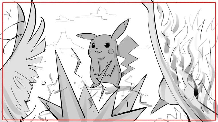 advertising storyboard design – film and advertising storyboard panel by Storyboard-Artist.co.uk