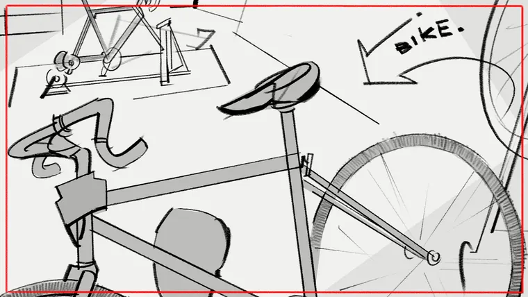 TV commercial storyboard artist – film and advertising storyboard panel by Storyboard-Artist.co.uk