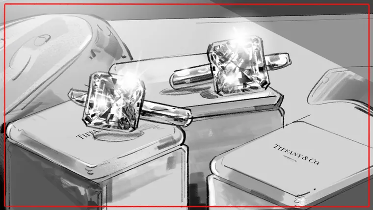 corporate video storyboard artist – film and advertising storyboard panel by Storyboard-Artist.co.uk
