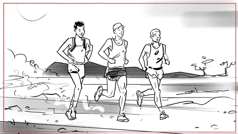 storyboard artist for advertising – film and advertising storyboard panel by Storyboard-Artist.co.uk