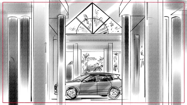 storyboard artist near me UK – tonal greyscale storyboard illustration by Storyboard-Artist.co.uk